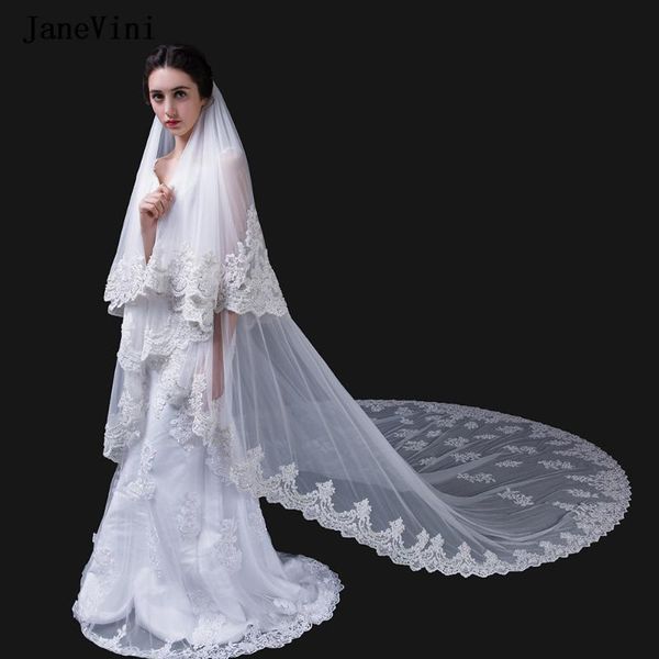 bridal veils janevini luxury beaded ivory wedding veil 2 layers appliques edge pearls tulle cathedral long accessories, Black
bridal veils janevini luxury beaded ivory wedding veil 2 layers appliques edge pearls tulle cathedral long accessories, Black