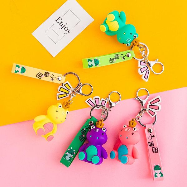 keychains creative vinyl pvc crown dinosaur key chain doll couple back bag pendant small gift, Silver
keychains creative vinyl pvc crown dinosaur key chain doll couple back bag pendant small gift, Silver