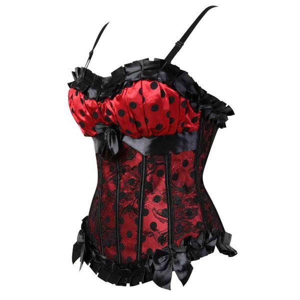 nxy set women corset print dot lace up gothic waist trainer halter bustier lingerie halloween costume 1130, Red;black
nxy set women corset print dot lace up gothic waist trainer halter bustier lingerie halloween costume 1130, Red;black