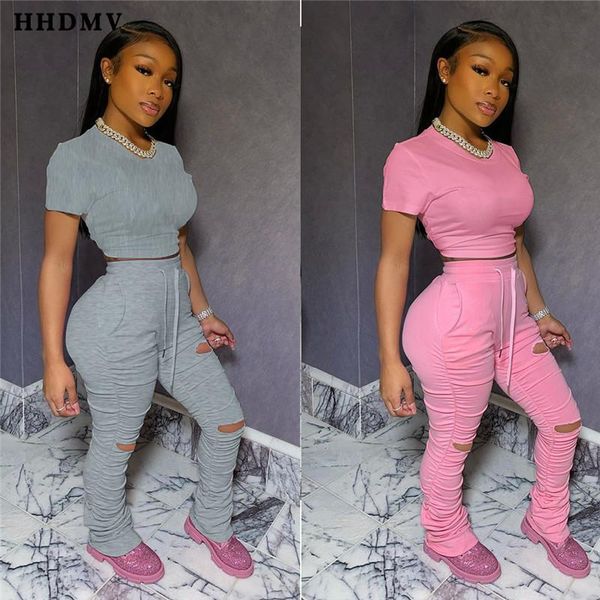 women's tracksuits hhdmv summer 2021 women movement style shoirt sleeve round neck elastic long pant pure color two piece sets, Gray
women's tracksuits hhdmv summer 2021 women movement style shoirt sleeve round neck elastic long pant pure color two piece sets, Gray