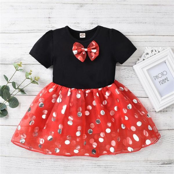 girl's dresses girl’s casual short sleeve dress fashion bow dot mesh yarn stitching a-line mid-length 18months-6years, Red;yellow
girl's dresses girl’s casual short sleeve dress fashion bow dot mesh yarn stitching a-line mid-length 18months-6years, Red;yellow