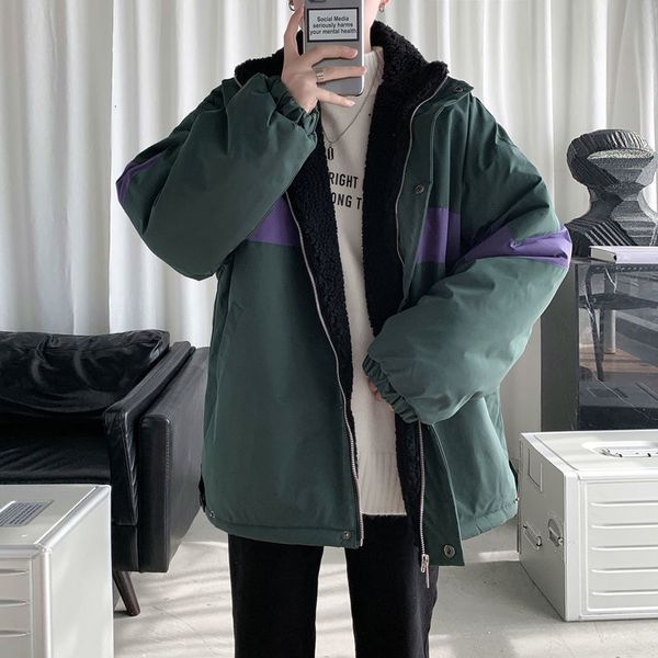 2021 new winter thick lamb fur jacket men's warm fashion casual retro lapel men loose korean short jackets coat mens clothes s-2xl 4op4, Black
2021 new winter thick lamb fur jacket men's warm fashion casual retro lapel men loose korean short jackets coat mens clothes s-2xl 4op4, Black