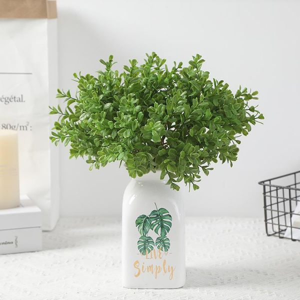 simulated green plants tie beam boxwood home decoration artificial plant bonsai pgraphy false leaf