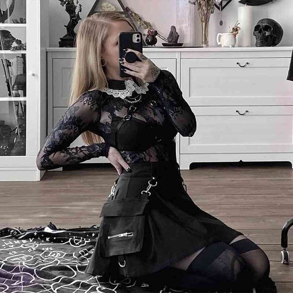insgoth harajuku punk gothic black high waist black skirts women patchwork bandage mini skirt female streetwear summer chie
insgoth harajuku punk gothic black high waist black skirts women patchwork bandage mini skirt female streetwear summer chie