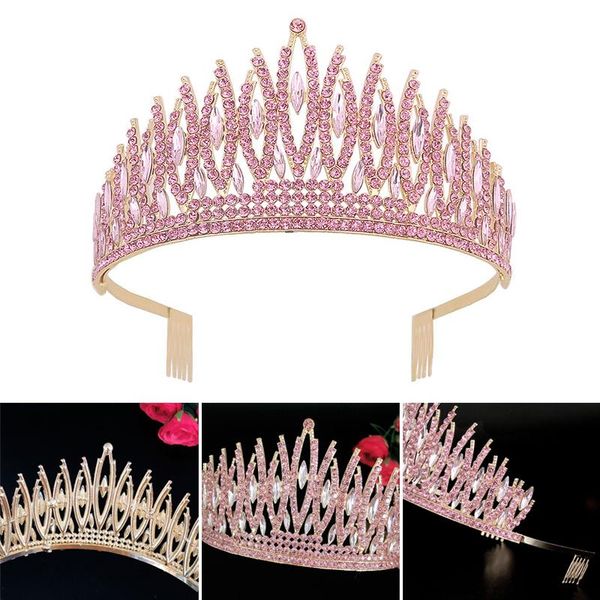 hair clips & barrettes bridal crown headwear wedding birthday headdress pink rhinestones retro luxury accessories for female lxh, Golden;silver
hair clips & barrettes bridal crown headwear wedding birthday headdress pink rhinestones retro luxury accessories for female lxh, Golden;silver