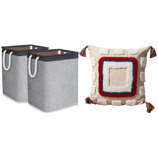 1x cushion cover tassels ethnic pillow cover handmade luxury moroccan style 45x45cm c & 2 pack foldable clothes baskets
1x cushion cover tassels ethnic pillow cover handmade luxury moroccan style 45x45cm c & 2 pack foldable clothes baskets