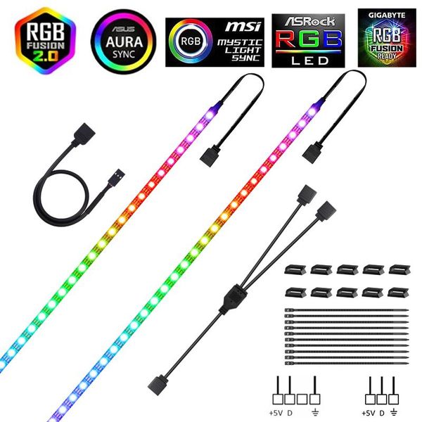 strips addressable ws2812b led strip for pc, asus aura sync,msi mystic light sync,gigabyte rgb 5v 3pin header on motherboard
strips addressable ws2812b led strip for pc, asus aura sync,msi mystic light sync,gigabyte rgb 5v 3pin header on motherboard