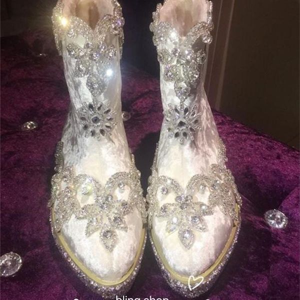 boots manually increased pointed toe fashion goddess feng shui tube snow women's gold velvet, Black
boots manually increased pointed toe fashion goddess feng shui tube snow women's gold velvet, Black