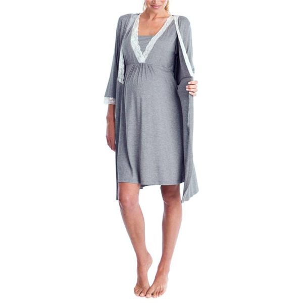 maternity dresses women's dress womens lace pregnants casual nursing baby for pajamas night-rob, White
maternity dresses women's dress womens lace pregnants casual nursing baby for pajamas night-rob, White
