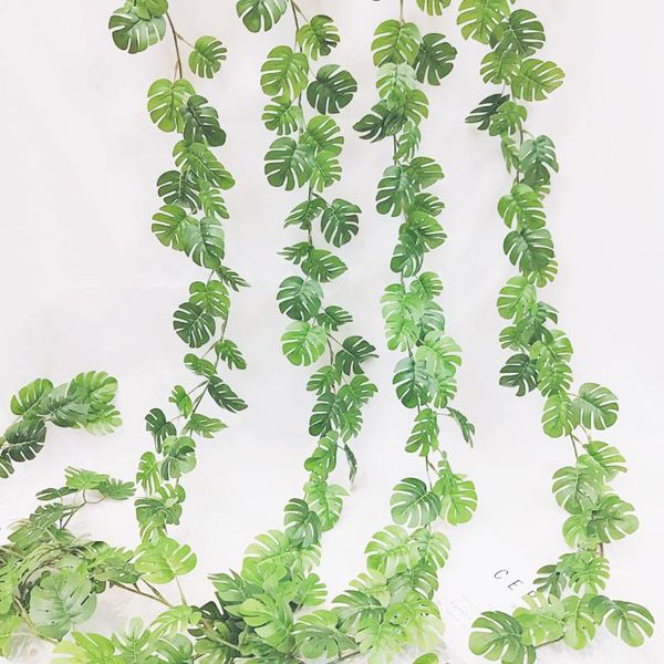decorative flowers & wreaths artificial monstera hanging plant home nordic style fake plastic tropical greenery vines for wedding decoration
decorative flowers & wreaths artificial monstera hanging plant home nordic style fake plastic tropical greenery vines for wedding decoration