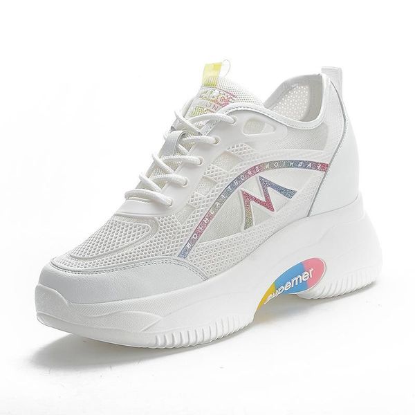 dress shoes krasovki 6cm platform heel 2cm wedge dad chunky sneakers for women white breathable air mesh hollow summer, Black
dress shoes krasovki 6cm platform heel 2cm wedge dad chunky sneakers for women white breathable air mesh hollow summer, Black