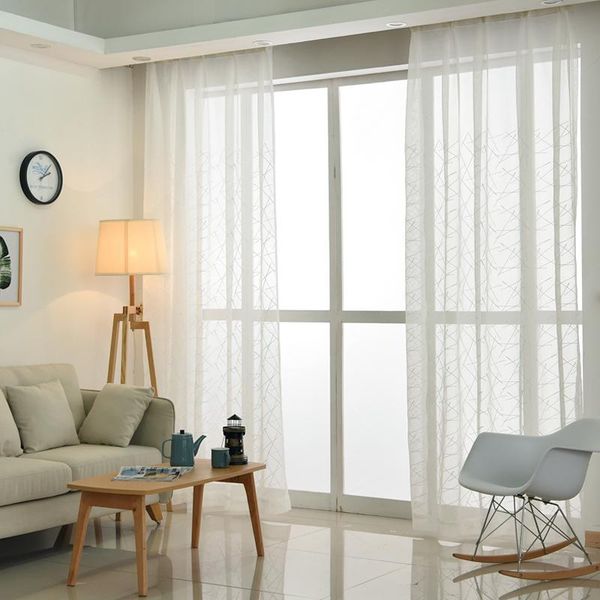 curtain & drapes geometry white embroidery tulle curtains for the living room modern sheer bedroom window blind voile custom size
curtain & drapes geometry white embroidery tulle curtains for the living room modern sheer bedroom window blind voile custom size