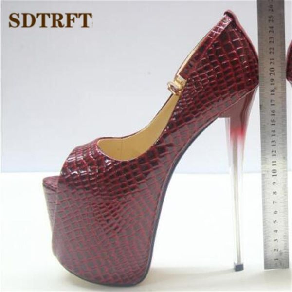 dress shoes sdtrft crossdresser platform women 20cm zapatos mujer peep toe snake print pumps feminino super high heels plus:48 49 50, Black
dress shoes sdtrft crossdresser platform women 20cm zapatos mujer peep toe snake print pumps feminino super high heels plus:48 49 50, Black