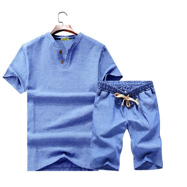 t-shirt suit fashion summer linen short brand tshirt men breathable casual beach set kg-436, Gray
t-shirt suit fashion summer linen short brand tshirt men breathable casual beach set kg-436, Gray