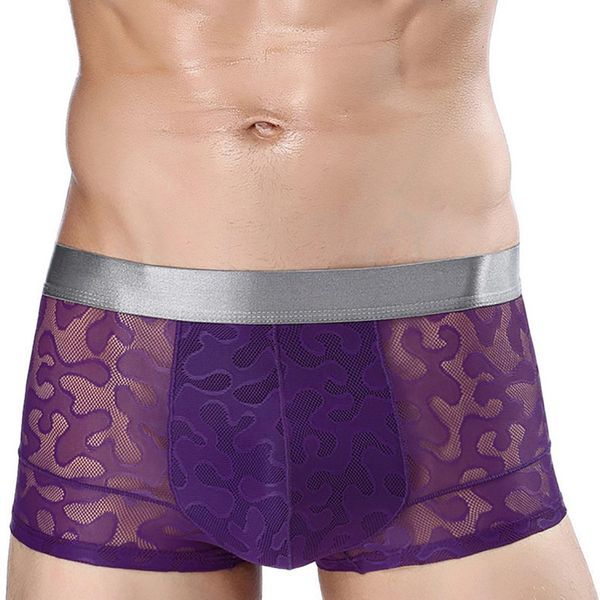 men's underwear man ice mesh breathing flat corner perspective boxer letters shorts, Black;white
men's underwear man ice mesh breathing flat corner perspective boxer letters shorts, Black;white