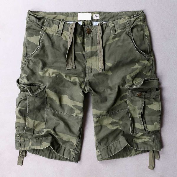 2021 new in camouflage fashion cargo cotton man size plus army shorts big summer clothes mkit, White;black