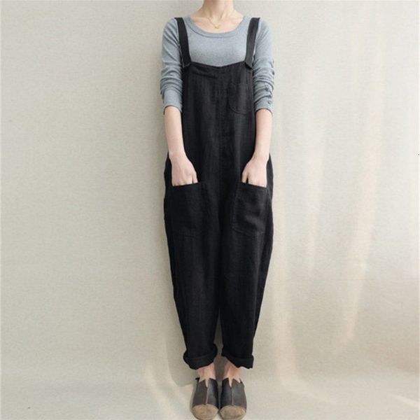4xl of sleeveless women cotton linen overalls loose-tailed preppy casual pants pocket playsuits 2649, Black;white
4xl of sleeveless women cotton linen overalls loose-tailed preppy casual pants pocket playsuits 2649, Black;white