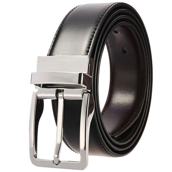 belts 2021 men's belt leather reversible pin buckle one reverse for 2 colors with rotated 360 degree ceinture, Black;brown
belts 2021 men's belt leather reversible pin buckle one reverse for 2 colors with rotated 360 degree ceinture, Black;brown