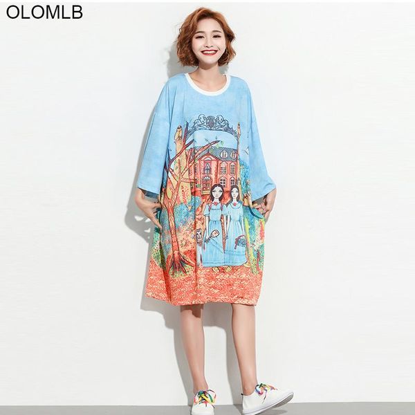 casual dresses plus size cartoon painting harajuku fashion 5xl kawaii boho dress cotton women shirt 2021 summer vogue print tee, Black;gray
casual dresses plus size cartoon painting harajuku fashion 5xl kawaii boho dress cotton women shirt 2021 summer vogue print tee, Black;gray
