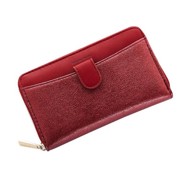 wallets ladies wallet casual fashion sequins mid-length large-capacity portable handbags, Red;black
wallets ladies wallet casual fashion sequins mid-length large-capacity portable handbags, Red;black