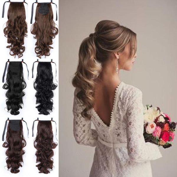 synthetic wigs xuanguang 22-inch natural hair fiber heat-resistant curly with ponytail wig inserted wavy, Black
synthetic wigs xuanguang 22-inch natural hair fiber heat-resistant curly with ponytail wig inserted wavy, Black