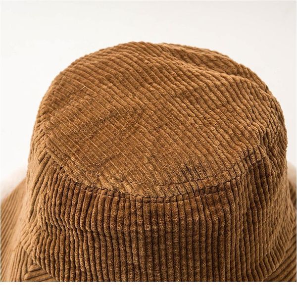 women korean version thickened fisherman hat solid color corduroy bucket cap autumn and winter retro warm crimping ha jlleaj, Black;white
women korean version thickened fisherman hat solid color corduroy bucket cap autumn and winter retro warm crimping ha jlleaj, Black;white