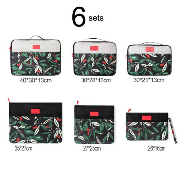 women men 6pcs/set travel bagtravel mesh bag in bag luggage organizer packing cosmetic bag cube organiser for clothing
women men 6pcs/set travel bagtravel mesh bag in bag luggage organizer packing cosmetic bag cube organiser for clothing