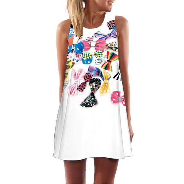 casual dresses sleeveles tunic tank a-line summer boho dress 3d bows printed vintage loose women mini short beach party, Black;gray
casual dresses sleeveles tunic tank a-line summer boho dress 3d bows printed vintage loose women mini short beach party, Black;gray