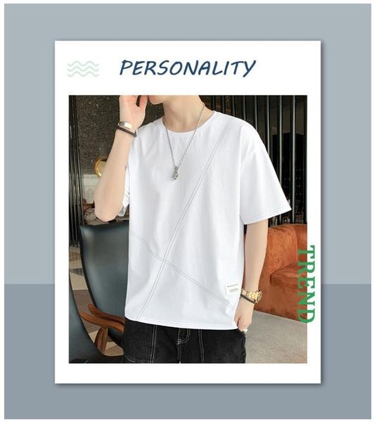 men's polos summer short sleeve t-shirt for men 2021 bottoming shirt male half-sleeved fashion on clothes trend simple, White;black
men's polos summer short sleeve t-shirt for men 2021 bottoming shirt male half-sleeved fashion on clothes trend simple, White;black
