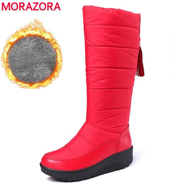 boots morazora mid calf snow women shoes thick fur winter ladies warm down wedges casual waterproof footwear, Black
boots morazora mid calf snow women shoes thick fur winter ladies warm down wedges casual waterproof footwear, Black