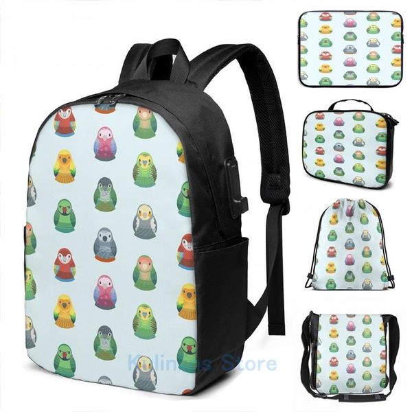 backpack funny graphic print parrot nesting doll pattern usb charge men school bags women bag travel laptop
backpack funny graphic print parrot nesting doll pattern usb charge men school bags women bag travel laptop