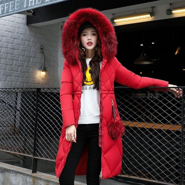 women's down & parkas ropalia big fur coat thickened parka women stitching slim long winter cotton ladies jacket, Black
women's down & parkas ropalia big fur coat thickened parka women stitching slim long winter cotton ladies jacket, Black