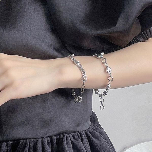 charm bracelets vsnow fashion statement love heart round beaded for women summer flower metal chunky curb chain bracelet jewelry, Golden;silver
charm bracelets vsnow fashion statement love heart round beaded for women summer flower metal chunky curb chain bracelet jewelry, Golden;silver