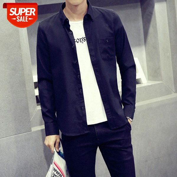 oxford spinning professional youth long-sleeved solid color pointed collar slim-fit shirt cotton casual lining clothes small gown male #8f1e, White;black
oxford spinning professional youth long-sleeved solid color pointed collar slim-fit shirt cotton casual lining clothes small gown male #8f1e, White;black