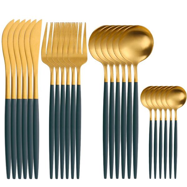 dinnerware sets gold rainbow black flatware set matte knife fork spoon cutlery 24pcs stainless steel tableware
dinnerware sets gold rainbow black flatware set matte knife fork spoon cutlery 24pcs stainless steel tableware