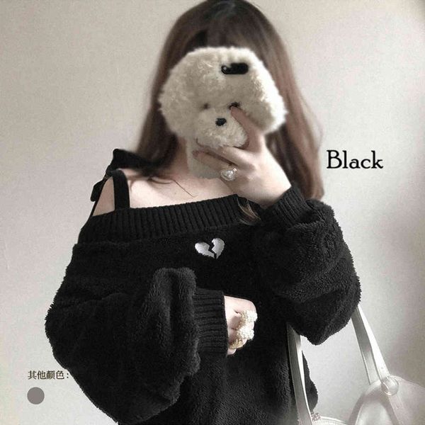 women's tracksuits preppy autumn winter harajuku pullover heart hollow out thick fluffy punk women sweatshirt off shoulder lo, Gray
women's tracksuits preppy autumn winter harajuku pullover heart hollow out thick fluffy punk women sweatshirt off shoulder lo, Gray