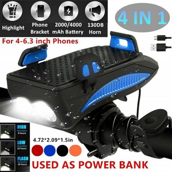 multi-function 4 in 1 bicycle light usb rechargeable led bike headlight bike horn phone holder powerbank cycling light
multi-function 4 in 1 bicycle light usb rechargeable led bike headlight bike horn phone holder powerbank cycling light