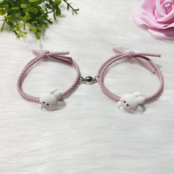 bangle cute bear attract couples bracelets 2pcs woven bracelet gift for boy girl swd889, Black
bangle cute bear attract couples bracelets 2pcs woven bracelet gift for boy girl swd889, Black