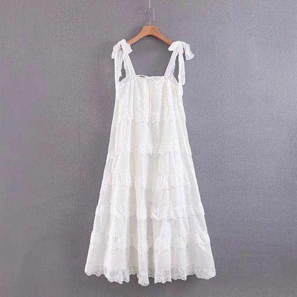 2021 new women vintage white maxi long elegant strap cascading backless ruffle loose midi casual sweet lace vestidos o6h1, Black;gray
2021 new women vintage white maxi long elegant strap cascading backless ruffle loose midi casual sweet lace vestidos o6h1, Black;gray