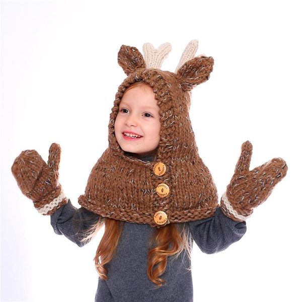 caps & hats children 's hat cartoon deer winter boys and girls two - piece cap gloves baby wool neck protection cold proof knihats, Yellow
caps & hats children 's hat cartoon deer winter boys and girls two - piece cap gloves baby wool neck protection cold proof knihats, Yellow