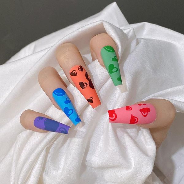 false nails 24pcs ballet colorful wear long paragraph fashion manicure patch save time wearable nail fa, Red;gold
false nails 24pcs ballet colorful wear long paragraph fashion manicure patch save time wearable nail fa, Red;gold