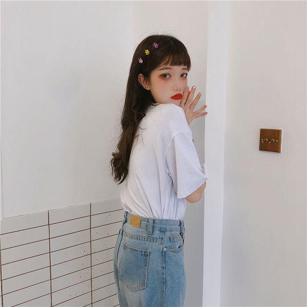 harajuku kawaii cartoon character graphic t-shirts women will see oversize short sleeve t-shirt schoolgirl streetwear clothes twcz, White
harajuku kawaii cartoon character graphic t-shirts women will see oversize short sleeve t-shirt schoolgirl streetwear clothes twcz, White