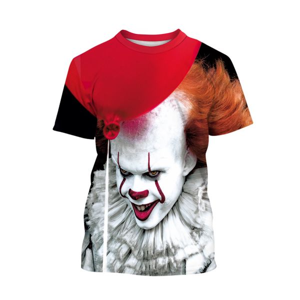 kids summer t-shirt for boys girls it chapter 2 horror movie 3d print t-shirt short sleeve casual children clothes, Black
kids summer t-shirt for boys girls it chapter 2 horror movie 3d print t-shirt short sleeve casual children clothes, Black