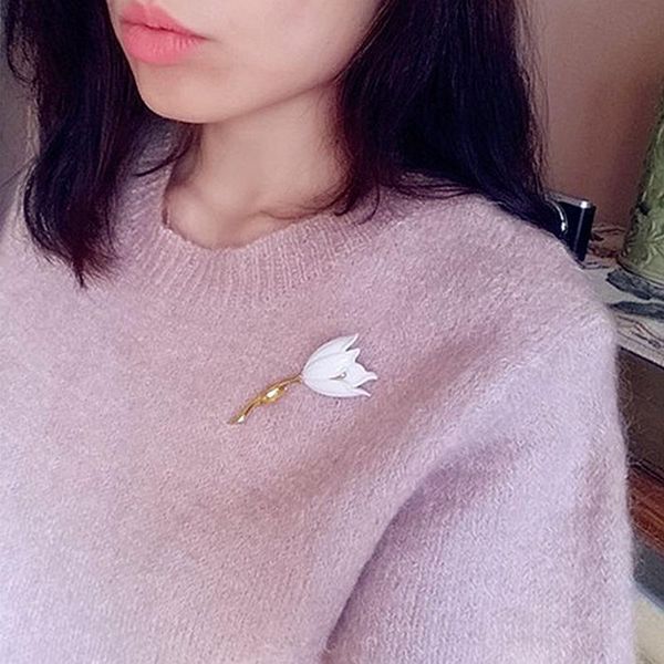 pins, brooches 1pc women garment jewelry clothing accessories fashion flower tulip brooch pin lapel collar scarf decor, Gray
pins, brooches 1pc women garment jewelry clothing accessories fashion flower tulip brooch pin lapel collar scarf decor, Gray