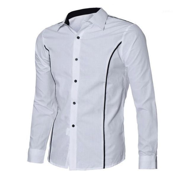 new mens shirts luxury fashion long sleeve casual cotton slim fit stylish dress shirts blouse autumn winter men 20201, White;black
new mens shirts luxury fashion long sleeve casual cotton slim fit stylish dress shirts blouse autumn winter men 20201, White;black