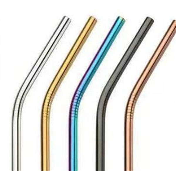 304 gold stainless steel straw reusable drinking straw metal bent straight straw cleaner brush 149 v2
304 gold stainless steel straw reusable drinking straw metal bent straight straw cleaner brush 149 v2
