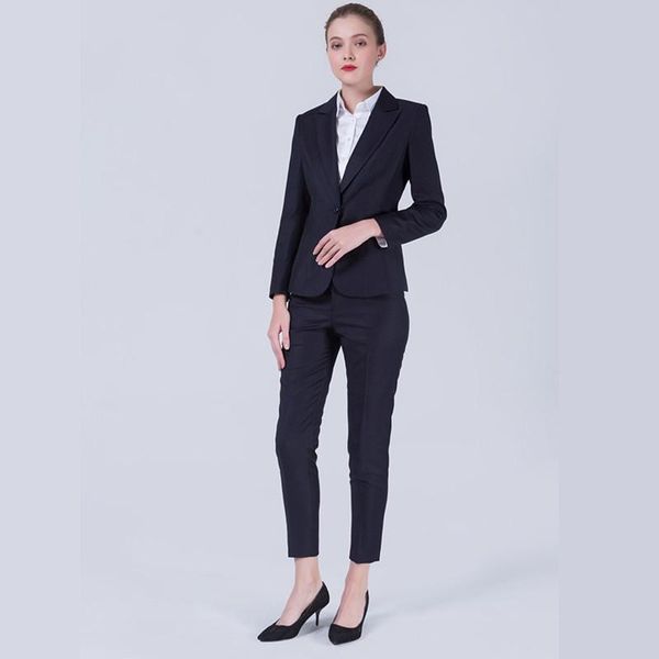 women's two piece pants arrival office work suits female business lady uniforms autumn winter 2 blazer set tailored women formal, White
women's two piece pants arrival office work suits female business lady uniforms autumn winter 2 blazer set tailored women formal, White