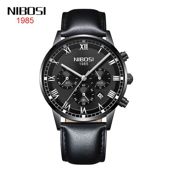 10 style new nibosi fine leather strap bands watch waterproof quartz three-eye six-needle luminous black dail, Slivery;brown
10 style new nibosi fine leather strap bands watch waterproof quartz three-eye six-needle luminous black dail, Slivery;brown