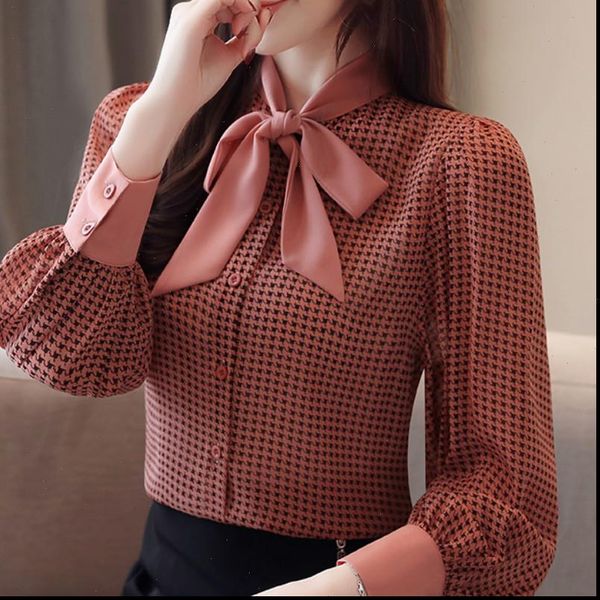 womens and blouses long sleeve women shirts fashion bow collor office blouse women plaid chiffon shirt female plus size, White
womens and blouses long sleeve women shirts fashion bow collor office blouse women plaid chiffon shirt female plus size, White