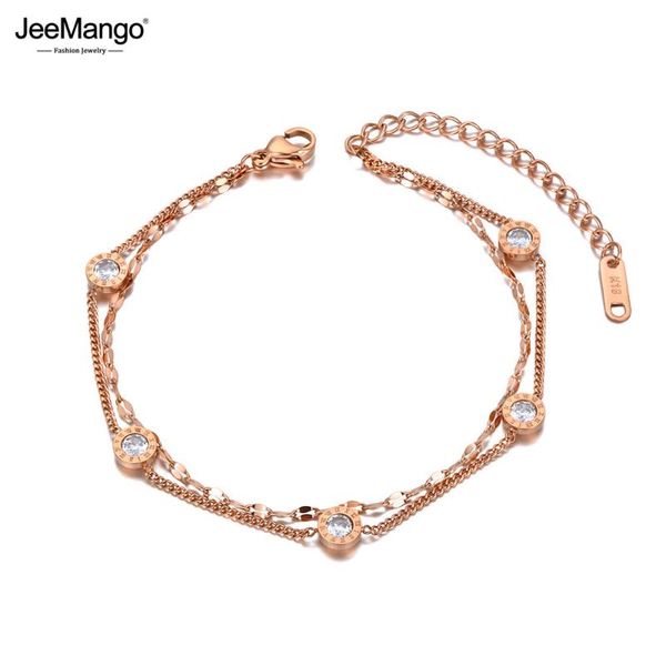 charm bracelets jeemango vintage stainless steel cz crystal chain & link for women bohemia 5pcs roman numerals bracelet jb20147, Golden;silver
charm bracelets jeemango vintage stainless steel cz crystal chain & link for women bohemia 5pcs roman numerals bracelet jb20147, Golden;silver